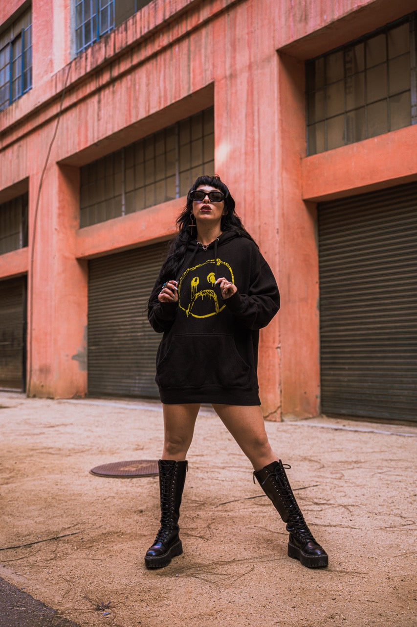 smiley hoodie
