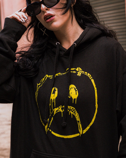 smiley hoodie